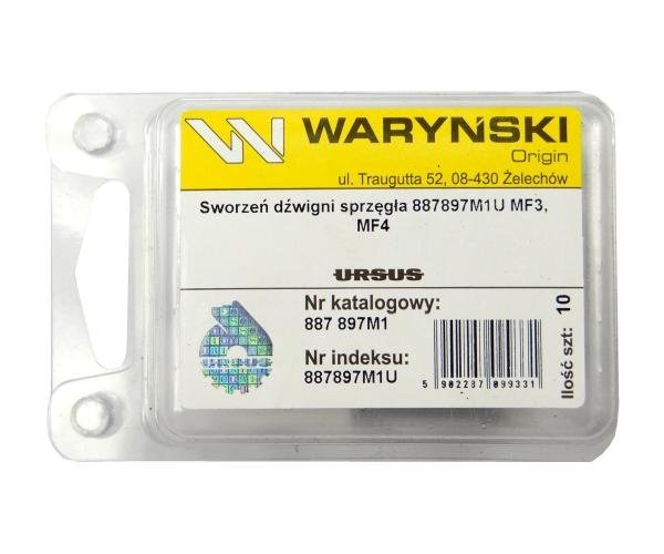 Sworzeń dźwigni sprzęgła 887897M1U ( sprzedawane po 10 ) MF3/4 ORYGINAŁ URSUS