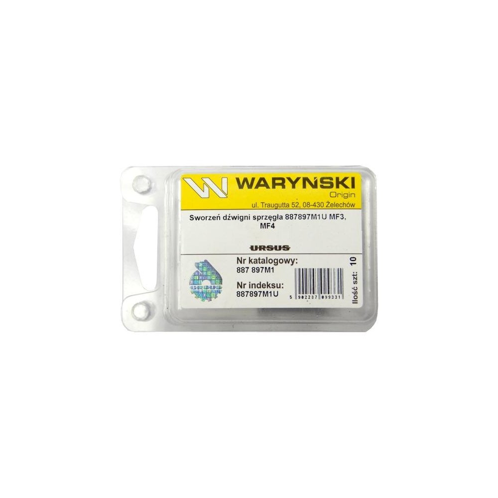 Sworzeń dźwigni sprzęgła 887897M1U ( sprzedawane po 10 ) MF3/4 ORYGINAŁ URSUS