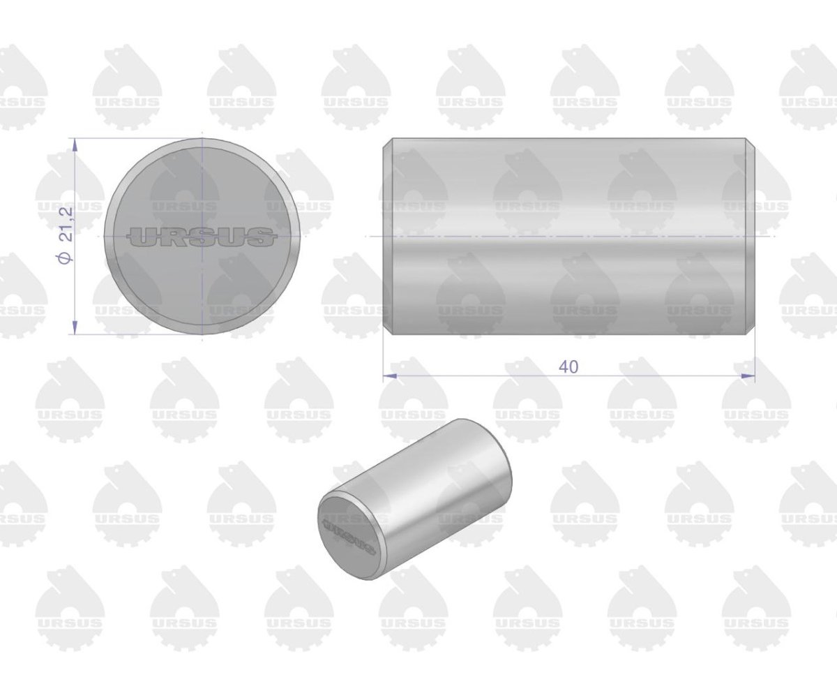 Sworzeń satelit reduktora MF3 ORYGINAŁ URSUS