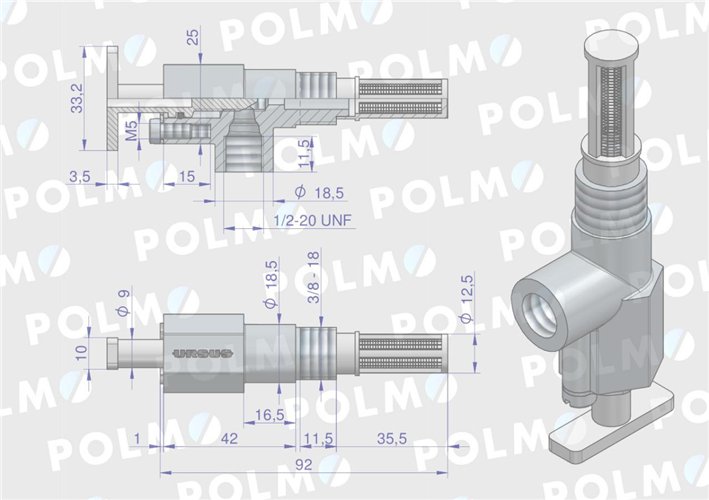 Kran paliwa z sitkiem kompletny MF3 ORYGINAŁ URSUS