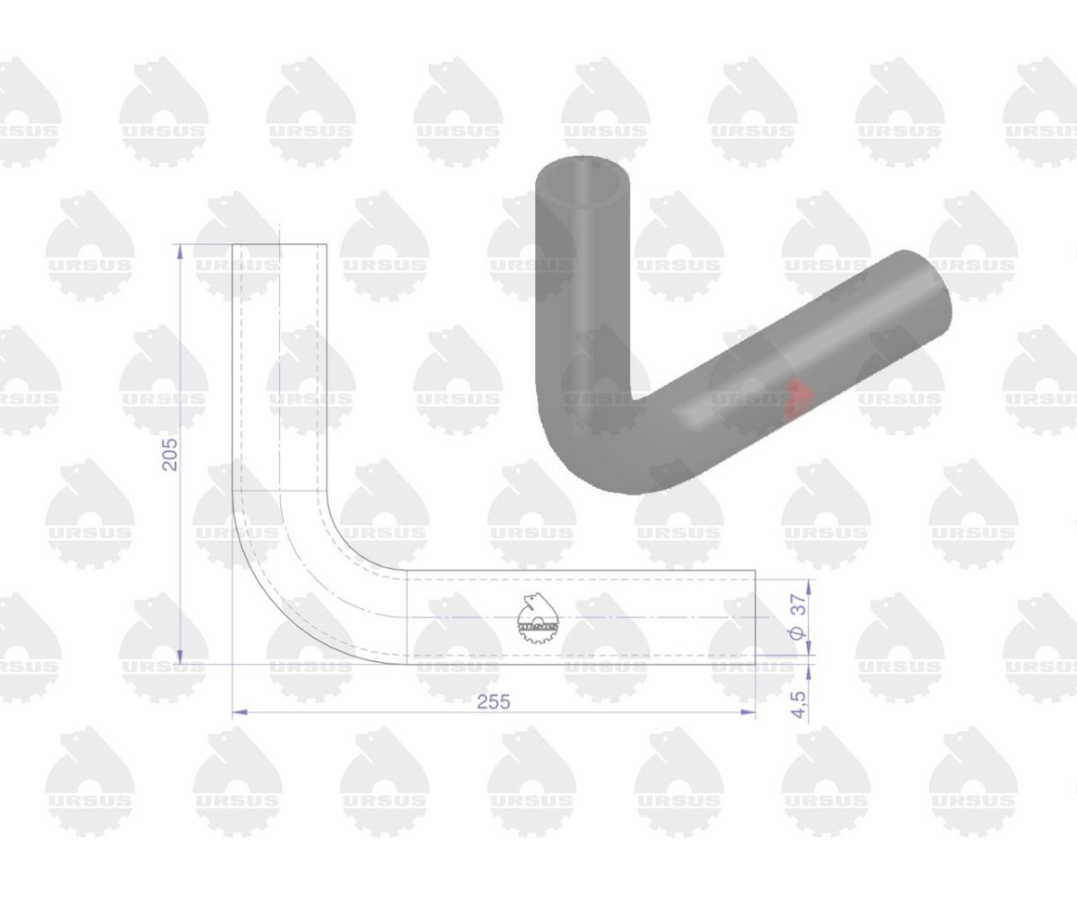 Zestaw komplet przewodów chłodnicy MF-3 ORYGINAŁ URSUS