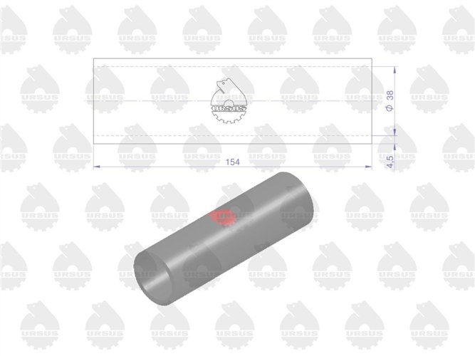 Zestaw komplet przewodów chłodnicy MF-3 ORYGINAŁ URSUS