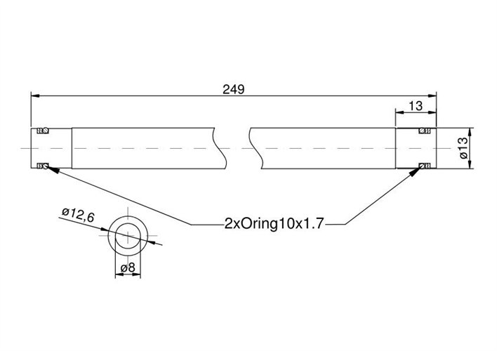 Przewód pionowy podnośnika MF3