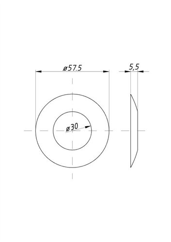 Podkładka satelit mechanizmu różnicowego MF3/MF4