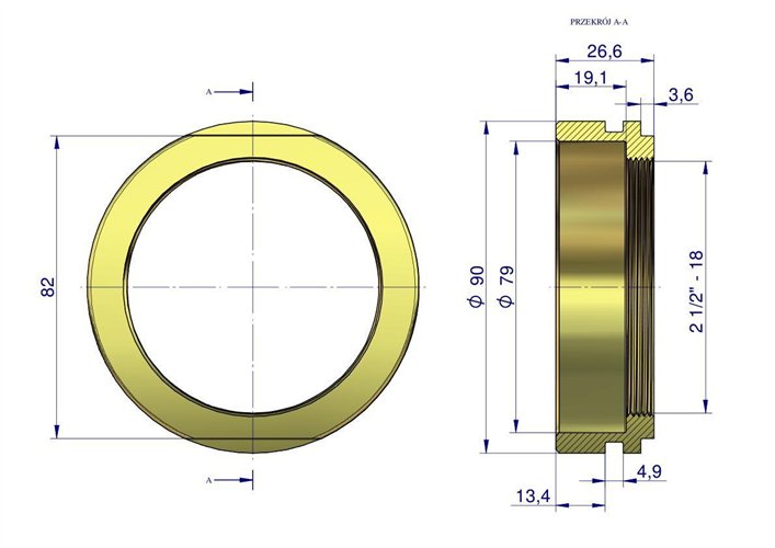 Tuleja ustalająca wom MF3/MF4