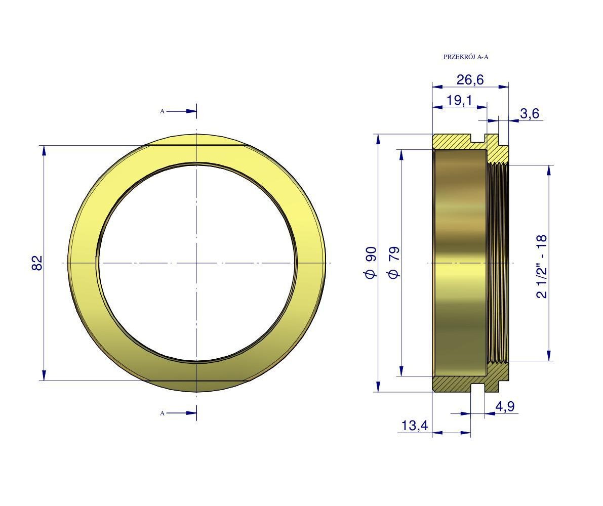 Tuleja ustalająca wom MF3/MF4
