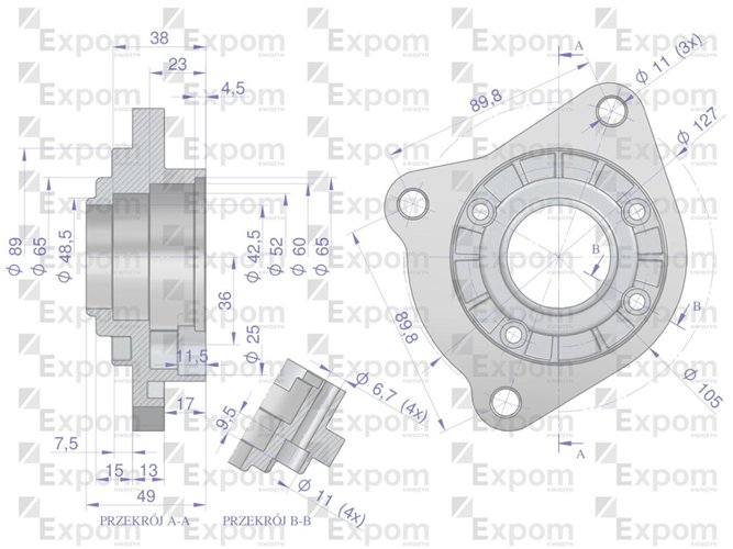 Głowica rozrusznika typu Magneton 9142743 Blue Line EXPOM KWIDZYN