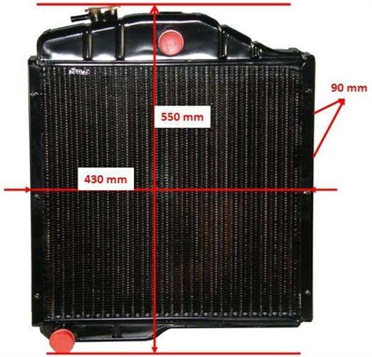 Chłodnica miedziana Zetor 5211/7211/7711