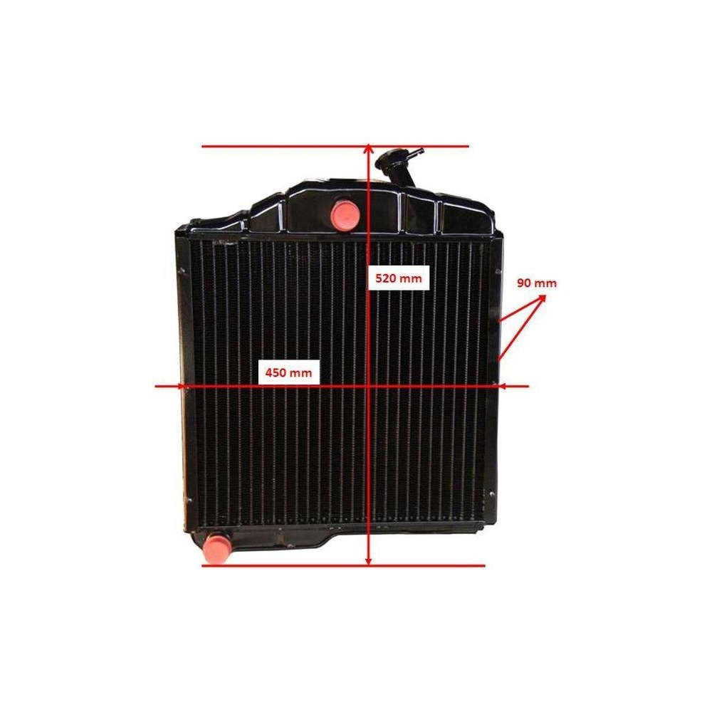 Chłodnica miedziana Zetor turbo 7320/7340