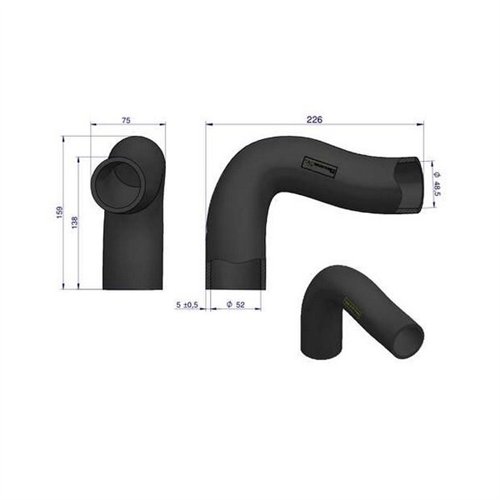 Przewód chłodnicy dolny Massey Ferguson 3582909M1