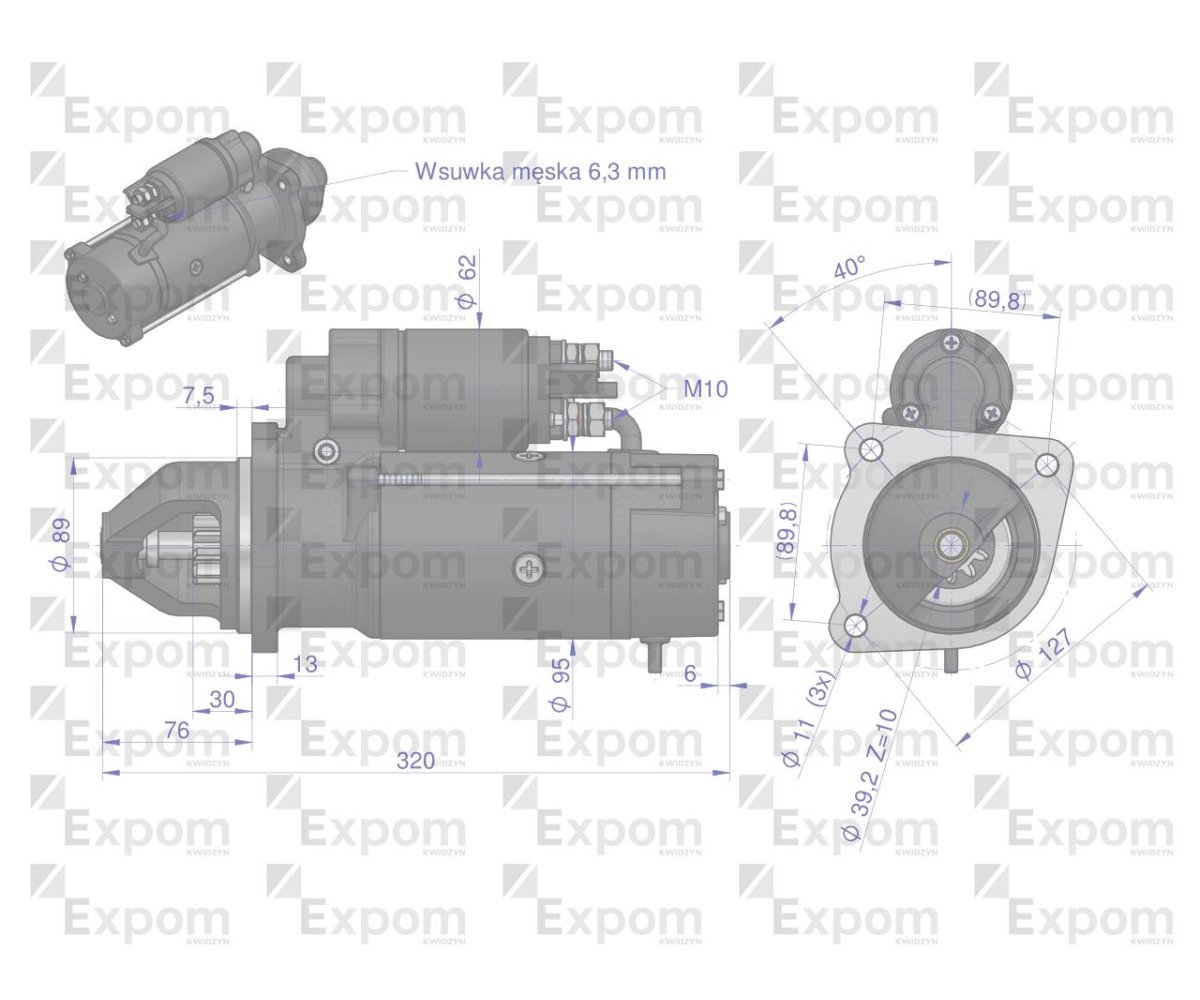 Rozrusznik AZF4545 Nowy Typ EXPOM KWIDZYN eu