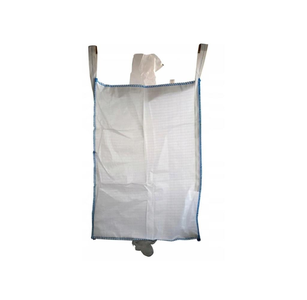 Worek BIG BAG 1000kg. 90x90x160. 4 uchwyty. lej zasypowy/spustowy