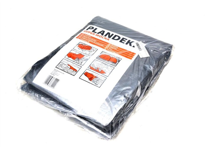 Plandeka SUPER MOCNA 5x8m (srebrna) gramatura 160g/m2