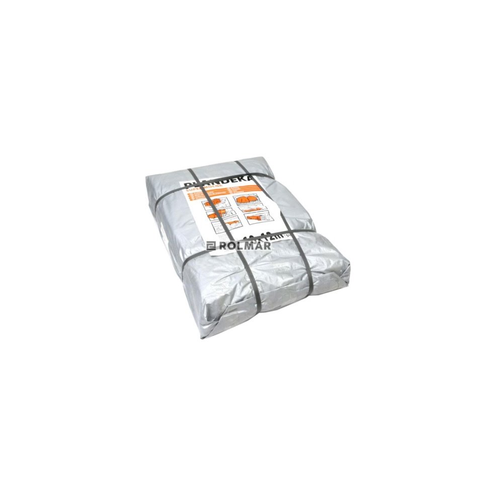 Plandeka SUPER MOCNA 10x12m (srebrna) gramatura 160g/m2