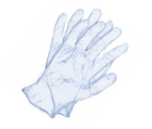 Rękawice wykonane z winylu L gospodarstwa domowe, ogólne prace mechaniczne opakowanie 100 szt.