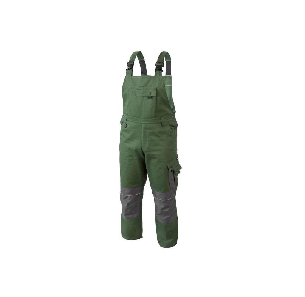 Spodnie robocze ogrodniczki zielone RUWER r. XL (54)