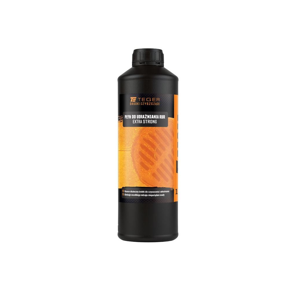 Płyn do udrażniania rur EXTRA STRONG 1 kg / TEGER