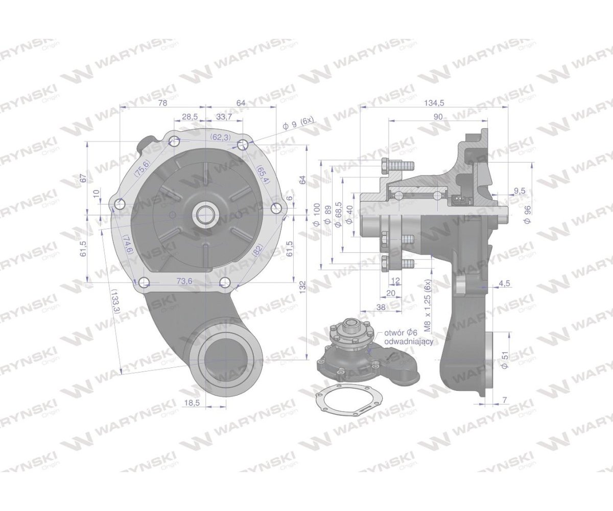 Pompa wody Bizon SW400 WARYŃSKI