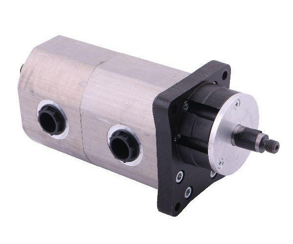 Pompa hydrauliczna podwójna Lewa PZS-KP-25-16 (nowy typ) 19/16 cm3/obr (505899600/NT 5058/99-600 PZW2-KP-25/16) BIZON REKORD