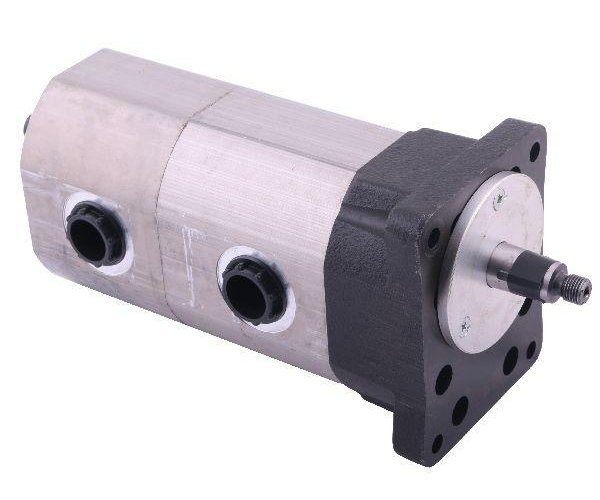 Pompa hydrauliczna podwójna Lewa PZS-KP-25-16 (stary typ) 19/16 cm3/obr (505899600/ST 5058/99-600 PZW2-KP-25/16) BIZON REKORD