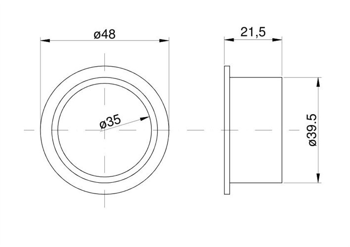 Tuleja teflon 008560 Claas