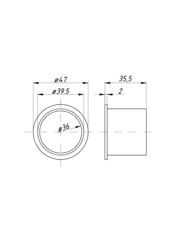 Tuleja teflonowa 008561.0 Claas