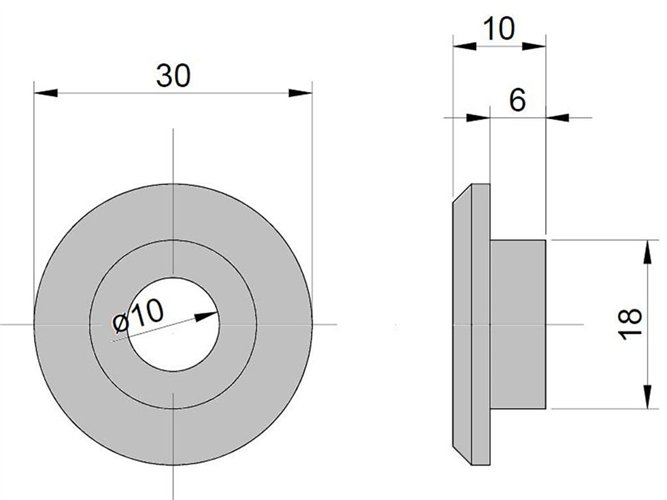 Tulejka noża sieczkarni Claas