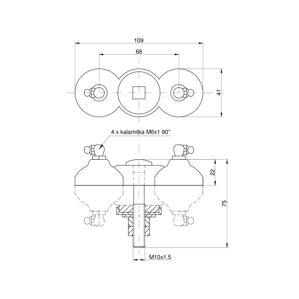 Łyżka targańca kompletna 610369 Mercator, Dominator 610322 Claas