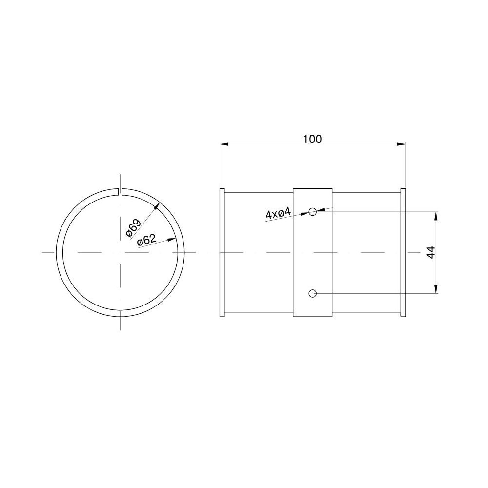 Ślizg wału młocarni tuleja wariatora Claas