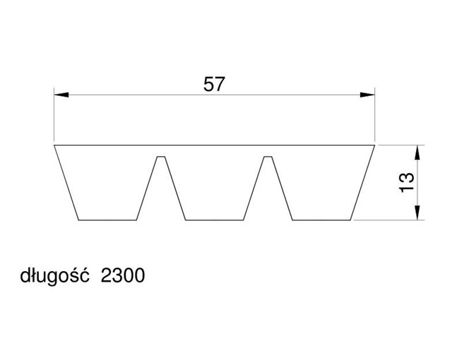 Pas klinowy Agro-Belt 629366.1 Claas