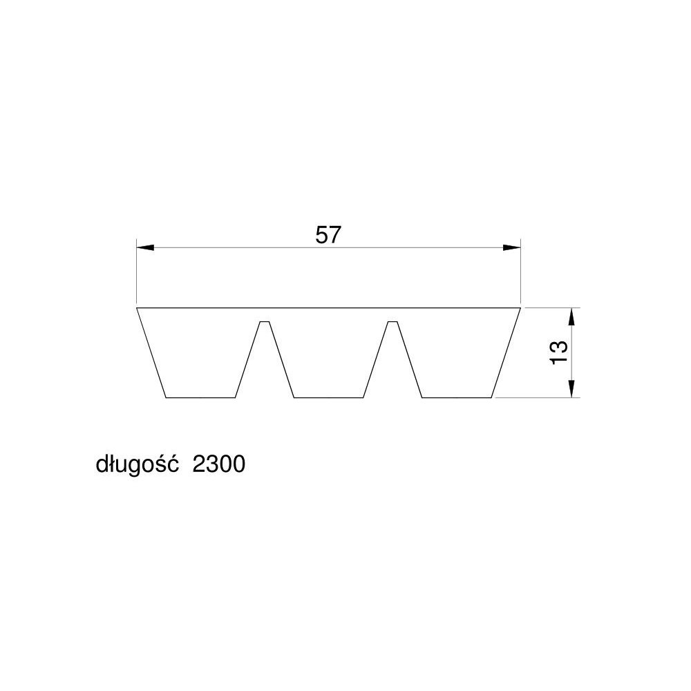 Pas klinowy Agro-Belt 629366.1 Claas