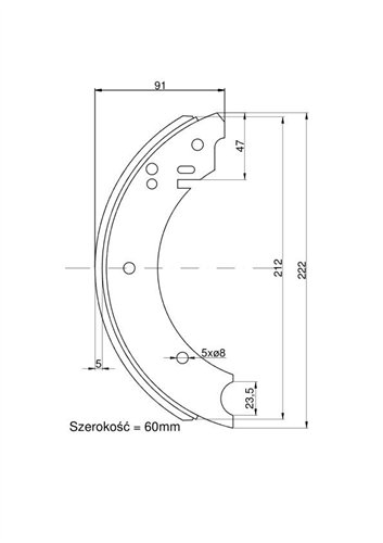 Szczęka hamulca Claas