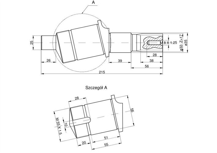 Mimośród targańca 649989 Claas