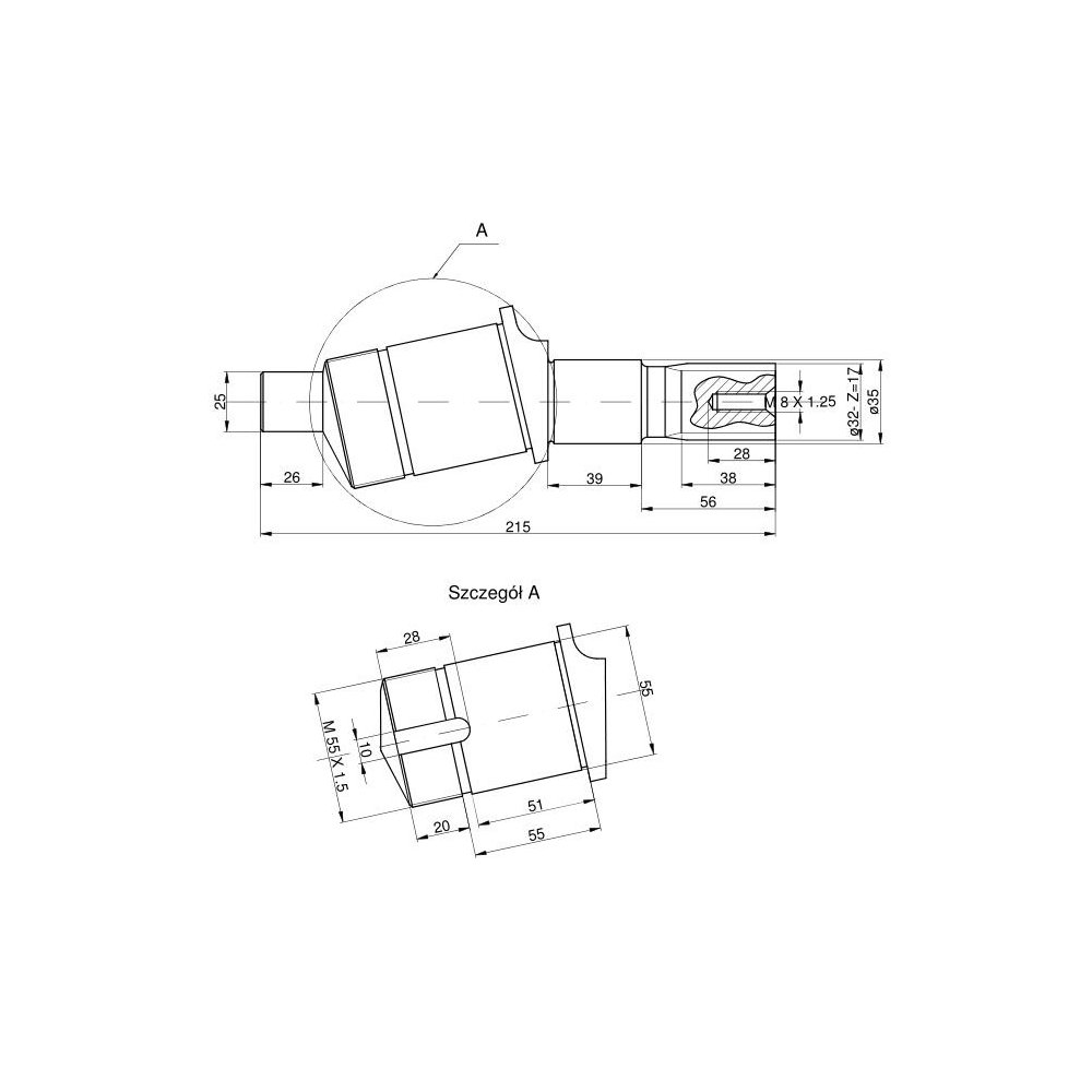 Mimośród targańca 649989 Claas