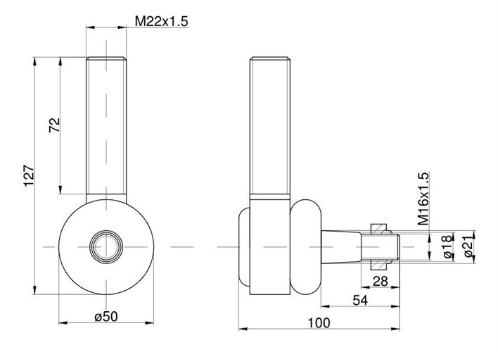 Przegub targańca 670098.0 Claas
