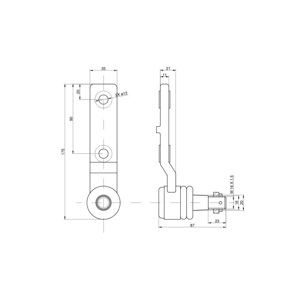 Przegub ( główka) kosy 172 CL-6701201, 1001440 Claas