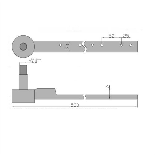 Główka kosy 6 - 7,5 m 670406.1 Claas