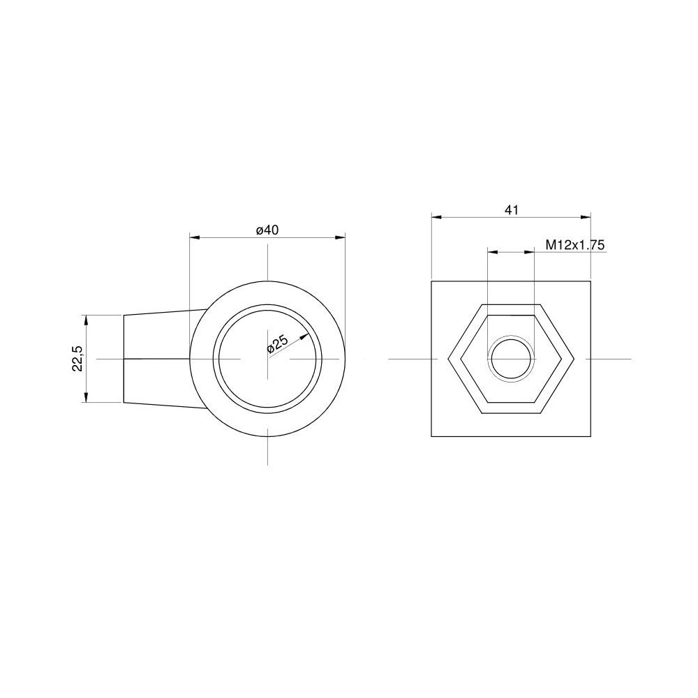Piasta palca ślimaka O 25.12 Claas