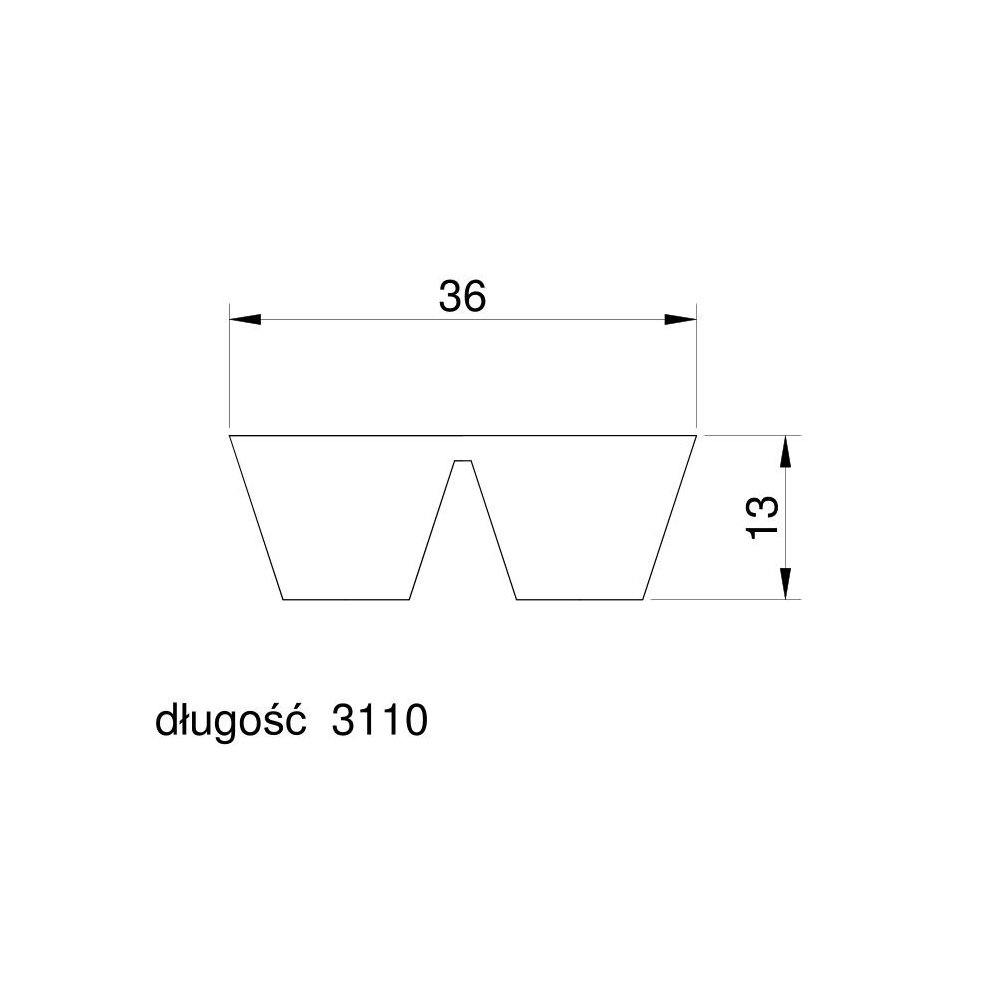 Pas klinowy Agro-Belt napędu jazdy 720866.0 Claas