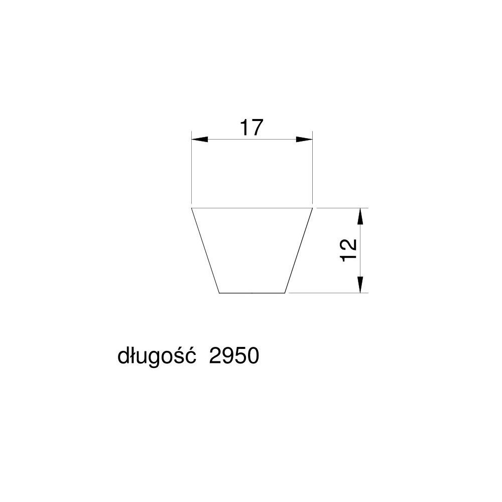 Pas klinowy HB2950 17X2950mm-3068mm Claas
