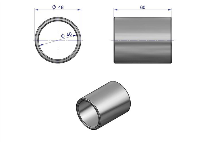 Tuleja sprzęgła E09420022 508810008 Kosiarka Czeska