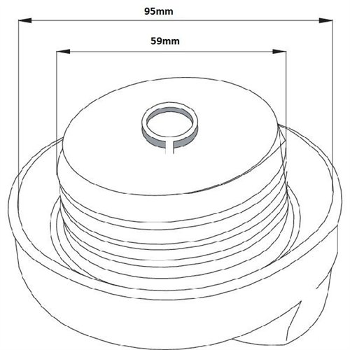 Korek wlewu paliwa Case, Deutz, John Deere, Massey Ferguson, Renault 3786050M1