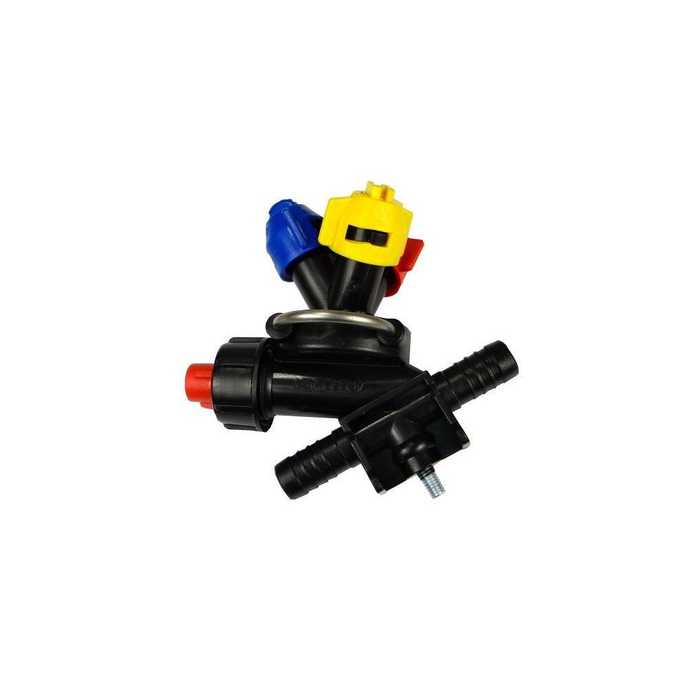 Głowica obrotowa rozpylacz oprawa 07 potrójna przelotowa ze śrubą Opryskiwacz