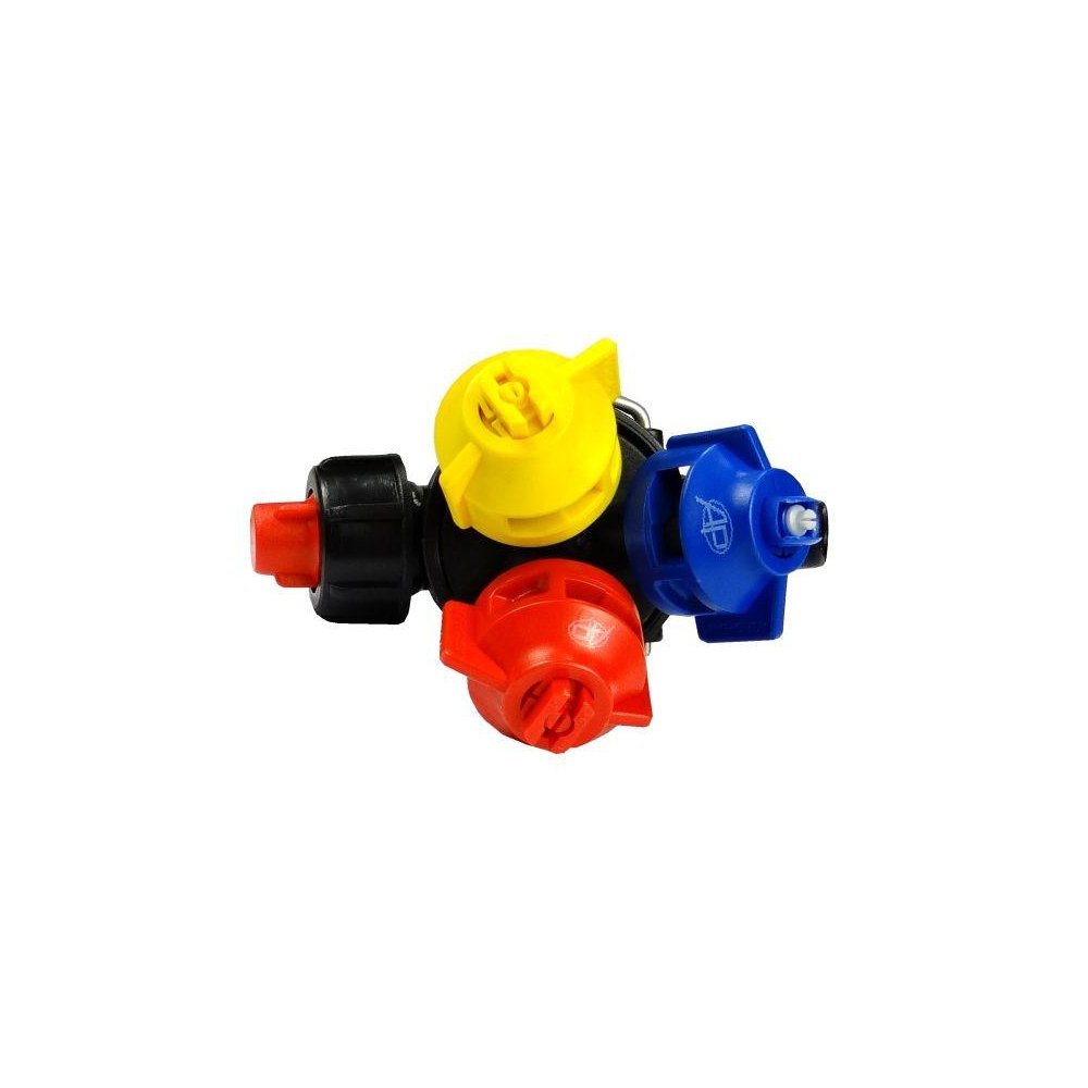 Głowica obrotowa rozpylacz oprawa 08 potrójna przelotowa ze śrubą Opryskiwacz