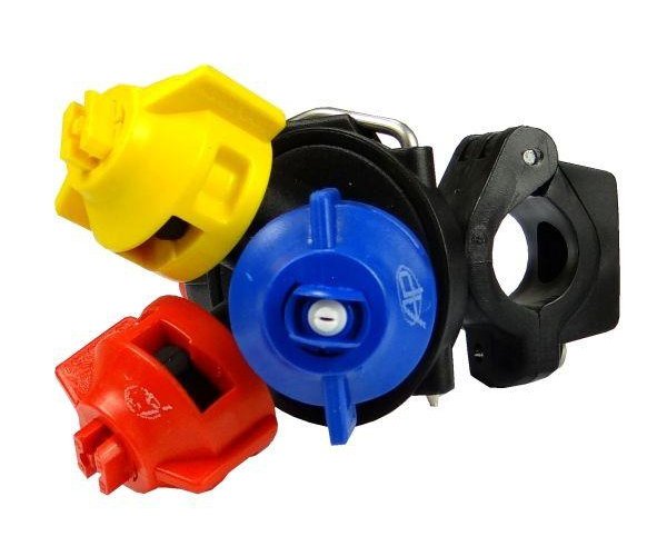 Głowica obrotowa rozpylacz oprawa potrójna mocowanie na rurę 20mm Opryskiwacz