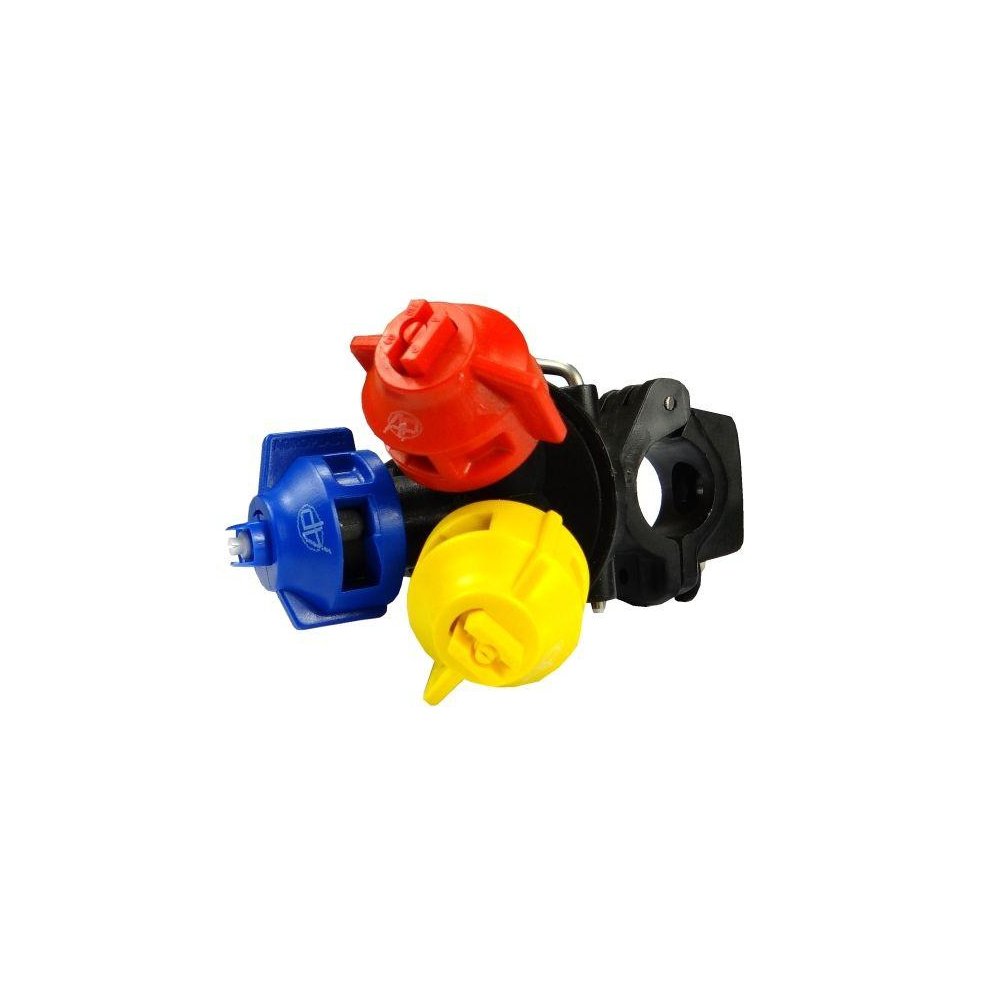 Głowica obrotowa rozpylacz oprawa potrójna mocowanie na rurę 22mm Opryskiwacz