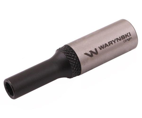 Nasadka dwunastokątna 1/4". 4.5 mm. długa. CrV50BV30. DIN 3124. Waryński
