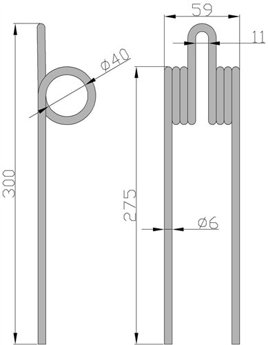 Palec Przegrabiarka Pasowa ( sprzedawane po 10 )