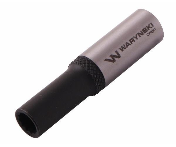 Nasadka dwunastokątna 1/4". 5.5 mm. długa. CrV50BV30. DIN 3124. Waryński