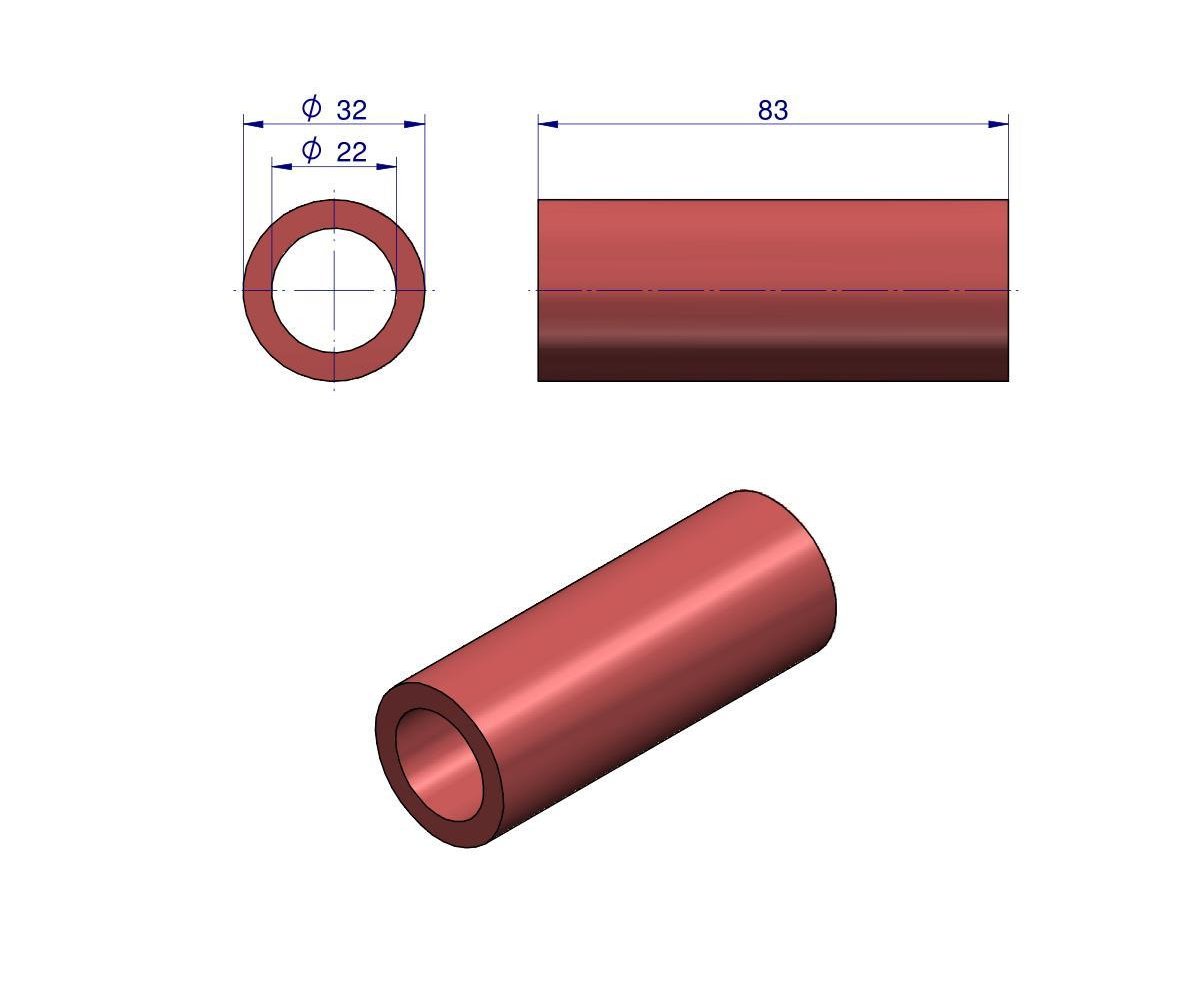Wyprzedaż - Tuleja dystansowa segmentu Orkan